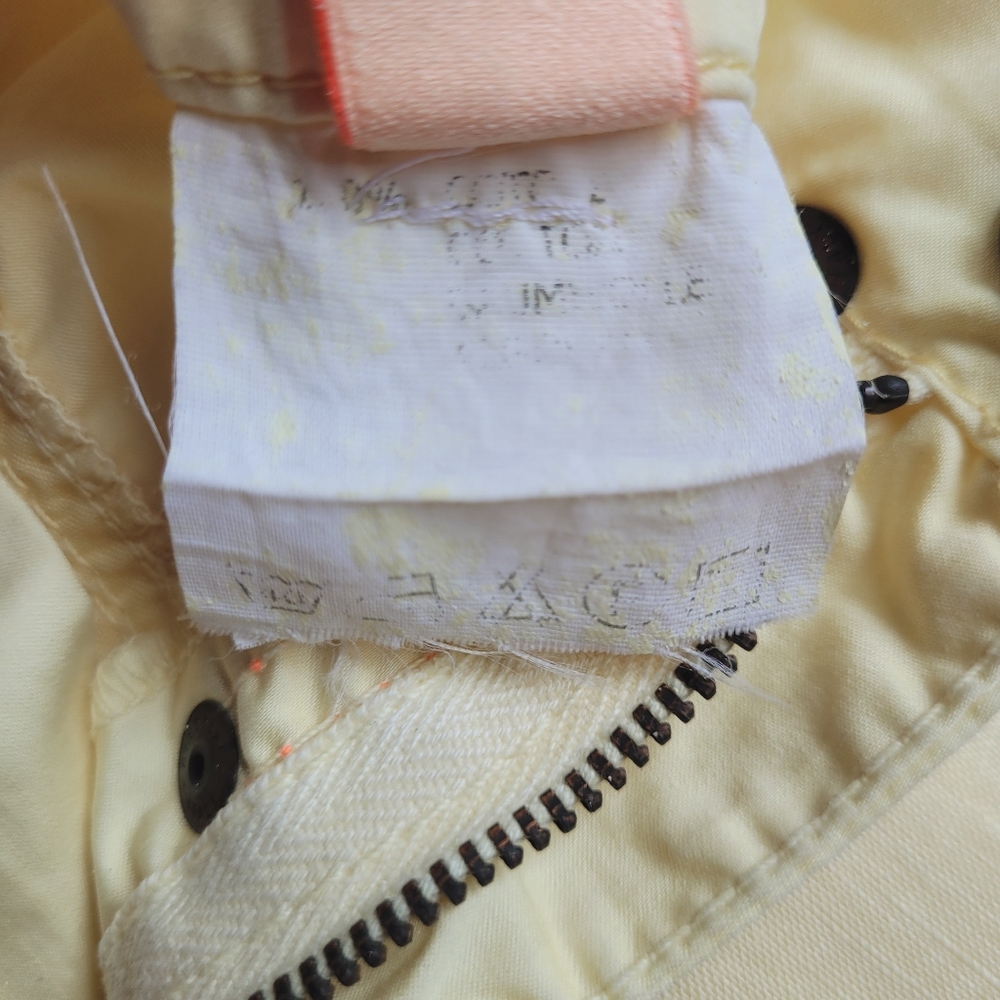Y2K Killah Deadstock Low Rise Cotton Pants Yellow 28 - Picture 15 of 15